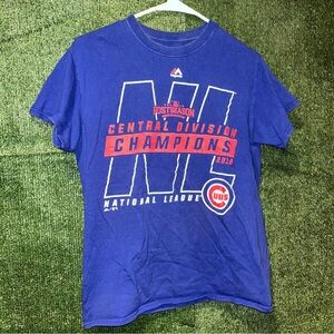 Chicago Cubs 2016 Champions Blue Shirt S MLB Baseball World Series